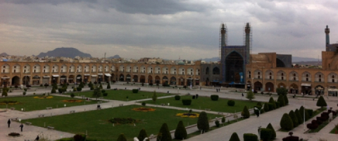 The Naqsh-i-Jahan Square in Isfahan - Iran